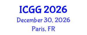 International Conference on Geology and Geophysics (ICGG) December 30, 2026 - Paris, France International Conference on Geology and Geophysics (ICGG) December 30, 2026 - Paris, France
