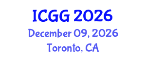 International Conference on Geology and Geophysics (ICGG) December 09, 2026 - Toronto, Canada International Conference on Geology and Geophysics (ICGG) December 09, 2026 - Toronto, Canada
