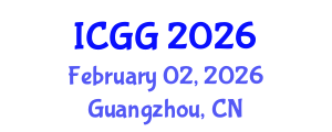 International Conference on Geology and Geophysics (ICGG) February 02, 2026 - Guangzhou, China International Conference on Geology and Geophysics (ICGG) February 02, 2026 - Guangzhou, China