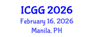 International Conference on Geology and Geophysics (ICGG) February 16, 2026 - Manila, Philippines International Conference on Geology and Geophysics (ICGG) February 16, 2026 - Manila, Philippines