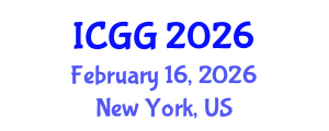 International Conference on Geology and Geophysics (ICGG) February 16, 2026 - New York, United States International Conference on Geology and Geophysics (ICGG) February 16, 2026 - New York, United States