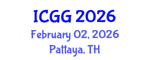 International Conference on Geology and Geophysics (ICGG) February 02, 2026 - Pattaya, Thailand International Conference on Geology and Geophysics (ICGG) February 02, 2026 - Pattaya, Thailand