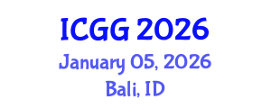 International Conference on Geology and Geophysics (ICGG) January 05, 2026 - Bali, Indonesia International Conference on Geology and Geophysics (ICGG) January 05, 2026 - Bali, Indonesia