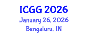 International Conference on Geology and Geophysics (ICGG) January 26, 2026 - Bengaluru, India International Conference on Geology and Geophysics (ICGG) January 26, 2026 - Bengaluru, India