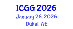International Conference on Geology and Geophysics (ICGG) January 26, 2026 - Dubai, United Arab Emirates International Conference on Geology and Geophysics (ICGG) January 26, 2026 - Dubai, United Arab Emirates