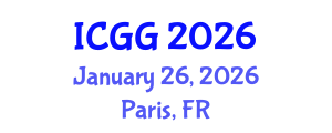 International Conference on Geology and Geophysics (ICGG) January 26, 2026 - Paris, France International Conference on Geology and Geophysics (ICGG) January 26, 2026 - Paris, France