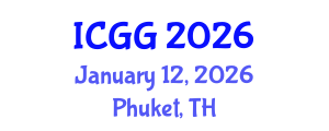 International Conference on Geology and Geophysics (ICGG) January 12, 2026 - Phuket, Thailand International Conference on Geology and Geophysics (ICGG) January 12, 2026 - Phuket, Thailand