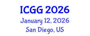 International Conference on Geology and Geophysics (ICGG) January 12, 2026 - San Diego, United States International Conference on Geology and Geophysics (ICGG) January 12, 2026 - San Diego, United States