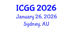 International Conference on Geology and Geophysics (ICGG) January 26, 2026 - Sydney, Australia International Conference on Geology and Geophysics (ICGG) January 26, 2026 - Sydney, Australia