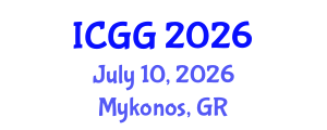 International Conference on Geology and Geophysics (ICGG) July 10, 2026 - Mykonos, Greece International Conference on Geology and Geophysics (ICGG) July 10, 2026 - Mykonos, Greece