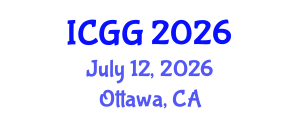 International Conference on Geology and Geophysics (ICGG) July 12, 2026 - Ottawa, Canada International Conference on Geology and Geophysics (ICGG) July 12, 2026 - Ottawa, Canada