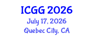 International Conference on Geology and Geophysics (ICGG) July 17, 2026 - Quebec City, Canada International Conference on Geology and Geophysics (ICGG) July 17, 2026 - Quebec City, Canada