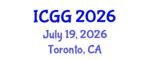 International Conference on Geology and Geophysics (ICGG) July 19, 2026 - Toronto, Canada