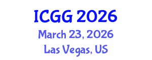 International Conference on Geology and Geophysics (ICGG) March 23, 2026 - Las Vegas, United States International Conference on Geology and Geophysics (ICGG) March 23, 2026 - Las Vegas, United States