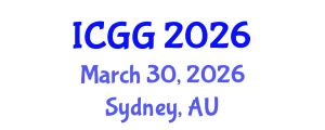 International Conference on Geology and Geophysics (ICGG) March 30, 2026 - Sydney, Australia International Conference on Geology and Geophysics (ICGG) March 30, 2026 - Sydney, Australia