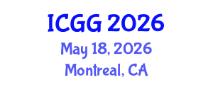 International Conference on Geology and Geophysics (ICGG) May 18, 2026 - Montreal, Canada International Conference on Geology and Geophysics (ICGG) May 18, 2026 - Montreal, Canada