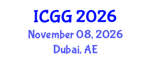 International Conference on Geology and Geophysics (ICGG) November 08, 2026 - Dubai, United Arab Emirates International Conference on Geology and Geophysics (ICGG) November 08, 2026 - Dubai, United Arab Emirates