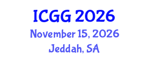 International Conference on Geology and Geophysics (ICGG) November 15, 2026 - Jeddah, Saudi Arabia