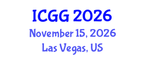 International Conference on Geology and Geophysics (ICGG) November 15, 2026 - Las Vegas, United States International Conference on Geology and Geophysics (ICGG) November 15, 2026 - Las Vegas, United States