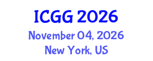 International Conference on Geology and Geophysics (ICGG) November 04, 2026 - New York, United States