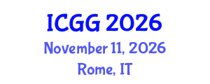 International Conference on Geology and Geophysics (ICGG) November 11, 2026 - Rome, Italy