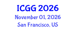 International Conference on Geology and Geophysics (ICGG) November 01, 2026 - San Francisco, United States International Conference on Geology and Geophysics (ICGG) November 01, 2026 - San Francisco, United States