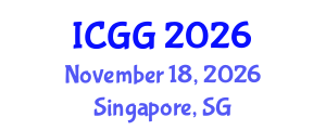 International Conference on Geology and Geophysics (ICGG) November 18, 2026 - Singapore, Singapore International Conference on Geology and Geophysics (ICGG) November 18, 2026 - Singapore, Singapore