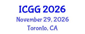 International Conference on Geology and Geophysics (ICGG) November 29, 2026 - Toronto, Canada International Conference on Geology and Geophysics (ICGG) November 29, 2026 - Toronto, Canada