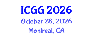 International Conference on Geology and Geophysics (ICGG) October 28, 2026 - Montreal, Canada International Conference on Geology and Geophysics (ICGG) October 28, 2026 - Montreal, Canada