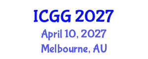 International Conference on Geology and Geophysics (ICGG) April 10, 2027 - Melbourne, Australia International Conference on Geology and Geophysics (ICGG) April 10, 2027 - Melbourne, Australia