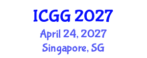 International Conference on Geology and Geophysics (ICGG) April 24, 2027 - Singapore, Singapore International Conference on Geology and Geophysics (ICGG) April 24, 2027 - Singapore, Singapore