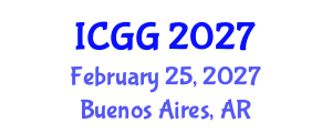 International Conference on Geology and Geophysics (ICGG) February 25, 2027 - Buenos Aires, Argentina