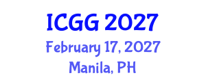 International Conference on Geology and Geophysics (ICGG) February 17, 2027 - Manila, Philippines International Conference on Geology and Geophysics (ICGG) February 17, 2027 - Manila, Philippines