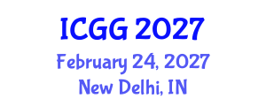 International Conference on Geology and Geophysics (ICGG) February 24, 2027 - New Delhi, India International Conference on Geology and Geophysics (ICGG) February 24, 2027 - New Delhi, India