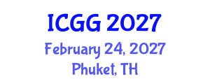 International Conference on Geology and Geophysics (ICGG) February 24, 2027 - Phuket, Thailand International Conference on Geology and Geophysics (ICGG) February 24, 2027 - Phuket, Thailand