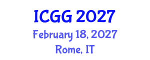 International Conference on Geology and Geophysics (ICGG) February 18, 2027 - Rome, Italy