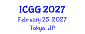 International Conference on Geology and Geophysics (ICGG) February 25, 2027 - Tokyo, Japan International Conference on Geology and Geophysics (ICGG) February 25, 2027 - Tokyo, Japan