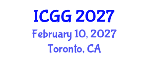 International Conference on Geology and Geophysics (ICGG) February 10, 2027 - Toronto, Canada International Conference on Geology and Geophysics (ICGG) February 10, 2027 - Toronto, Canada