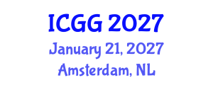 International Conference on Geology and Geophysics (ICGG) January 21, 2027 - Amsterdam, Netherlands International Conference on Geology and Geophysics (ICGG) January 21, 2027 - Amsterdam, Netherlands