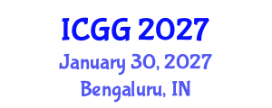 International Conference on Geology and Geophysics (ICGG) January 30, 2027 - Bengaluru, India International Conference on Geology and Geophysics (ICGG) January 30, 2027 - Bengaluru, India
