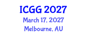 International Conference on Geology and Geophysics (ICGG) March 17, 2027 - Melbourne, Australia International Conference on Geology and Geophysics (ICGG) March 17, 2027 - Melbourne, Australia