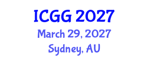 International Conference on Geology and Geophysics (ICGG) March 29, 2027 - Sydney, Australia International Conference on Geology and Geophysics (ICGG) March 29, 2027 - Sydney, Australia