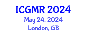 International Conference on Geology and Mining Research (ICGMR) May 24, 2024 - London, United Kingdom