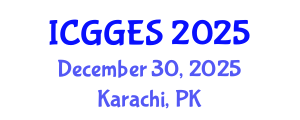 International Conference on Geology, Geophysics and Earth Sciences (ICGGES) December 30, 2025 - Karachi, Pakistan