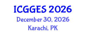 International Conference on Geology, Geophysics and Earth Sciences (ICGGES) December 30, 2026 - Karachi, Pakistan International Conference on Geology, Geophysics and Earth Sciences (ICGGES) December 30, 2026 - Karachi, Pakistan
