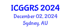 International Conference on Geology, Geoscience and Remote Sensing (ICGGRS) December 02, 2024 - Sydney, Australia