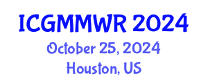 International Conference on Geology, Mining, Mineral and Water Resources (ICGMMWR) October 25, 2024 - Houston, United States
