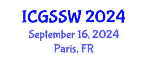 International Conference on Geomagnetic Storms and Space Weather (ICGSSW) September 16, 2024 - Paris, France