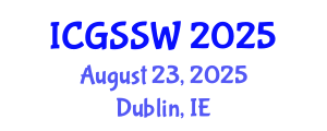 International Conference on Geomagnetic Storms and Space Weather (ICGSSW) August 23, 2025 - Dublin, Ireland