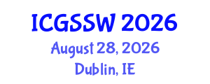 International Conference on Geomagnetic Storms and Space Weather (ICGSSW) August 28, 2026 - Dublin, Ireland International Conference on Geomagnetic Storms and Space Weather (ICGSSW) August 28, 2026 - Dublin, Ireland